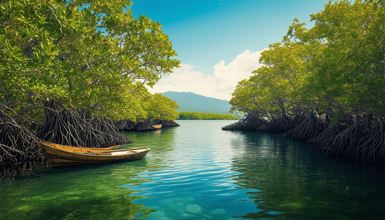 plongez dans l'émerveillement des mangroves de guadeloupe, un écosystème fascinant où la nature s'épanouit. explorez ses paysages uniques, admirez la faune locale et vivez une expérience inoubliable au cœur de cette biodiversité exceptionnelle.